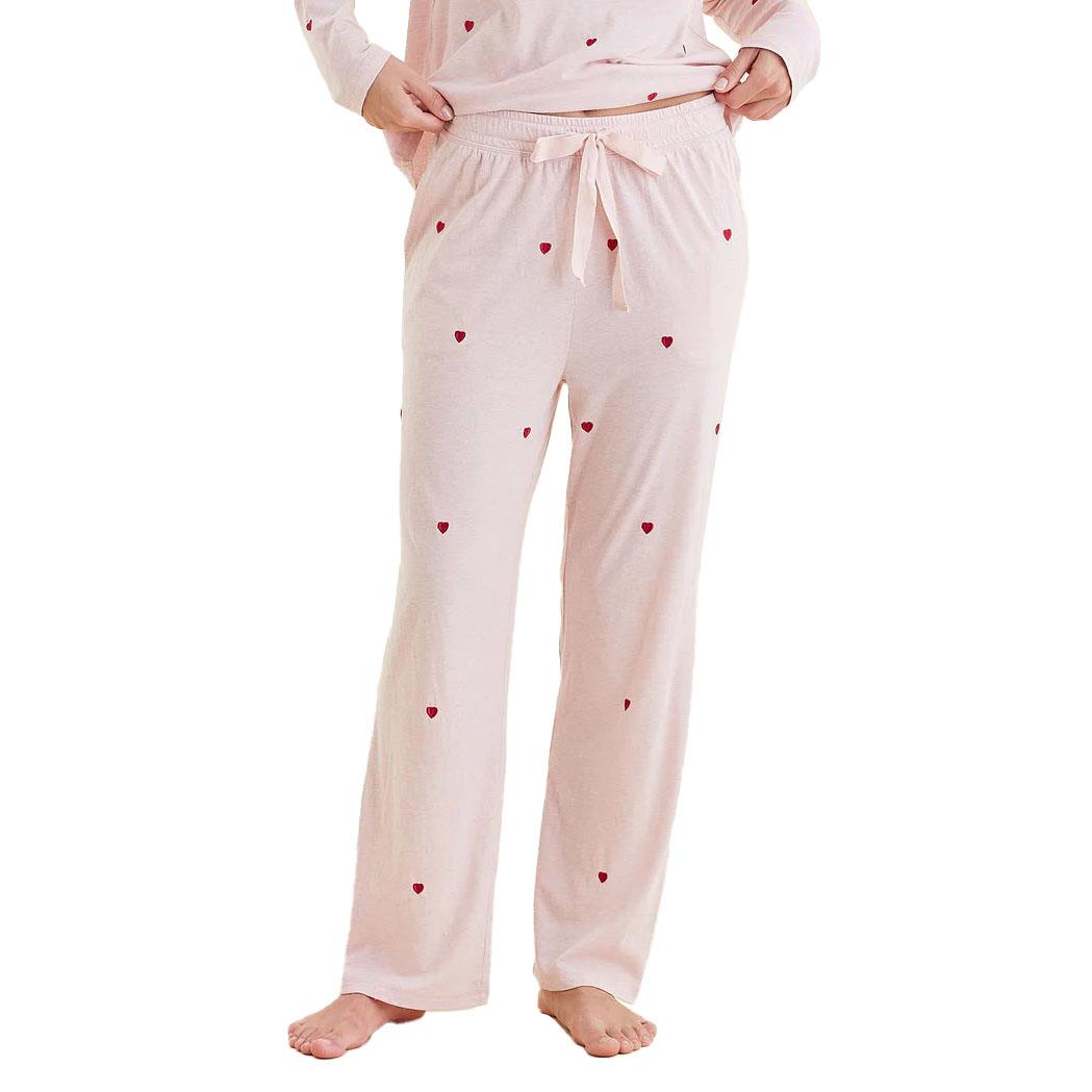 Papinelle Jada Hearts Cotton Straight Leg Pant